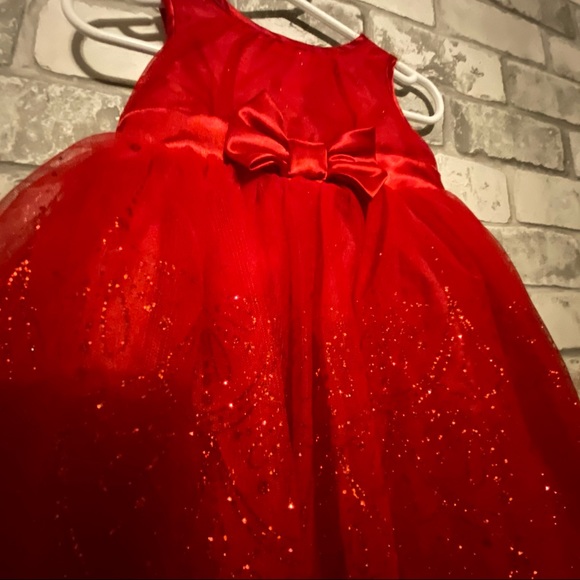 Baby Girl’s Formal Holiday Bow Dress Size 18 Months - Picture 2 of 8